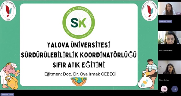 Yalova Üniversitesi’nde Sürdürülebilirlik ve Atık Yönetimi Eğitimleri Başarıyla Tamamlandı  