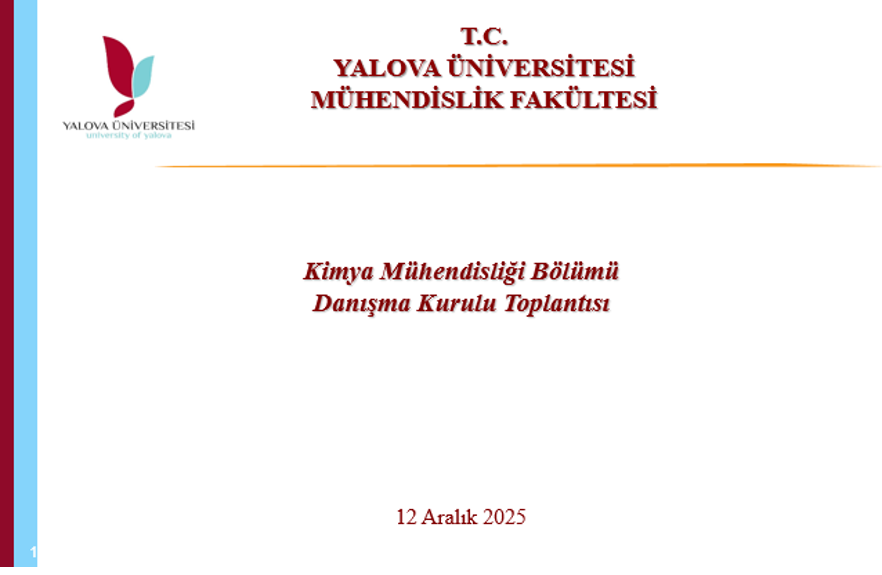 12.12.2025 Tarihli Bölüm Danışma Kurulu Toplantısı 