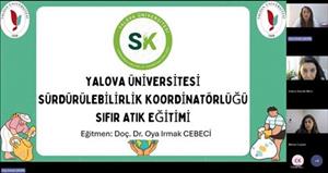 Yalova Üniversitesi’nde Sürdürülebilirlik ve Atık Yönetimi Eğitimleri Başarıyla Tamamlandı  
